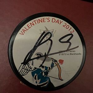 Martin Havlat Signed Sharks NHL Puck